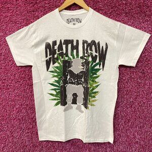 Death Row Records Puffy Electric Chair Inmate Logo Rap Tee Medium